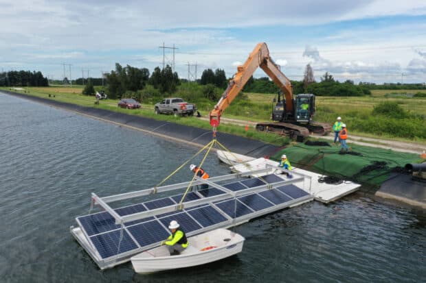 Floating Solar Installation Services - Floatovoltaics - AccuSolar